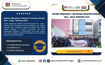Perluas Wawasan Akademis dan Industri, Politeknik Prasetiya Mandiri Gelar Edutrip Solo - Jogja - Bandung 2025