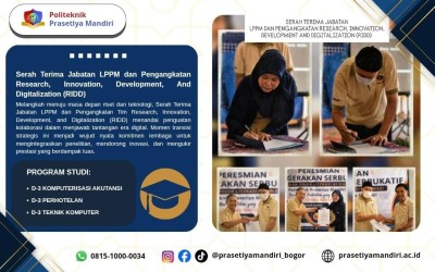 Serah Terima Jabatan LPPM dan Pengangkatan Research, Innovation, Development, and Digitalization (RIDD)
