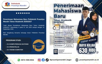 Penerimaan Mahasiswa Baru Tahun Akademik 2026/2027