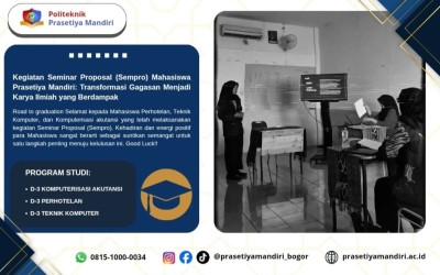 Seminar Proposal (Sempro) Mahasiswa Politeknik Prasetiya Mandiri
