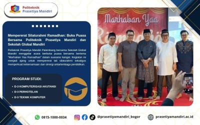 Mempererat Silaturahmi Ramadhan: Buka Puasa Bersama Politeknik Prasetiya Mandiri dan Sekolah Global Mandiri