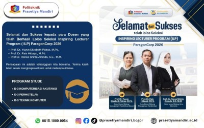 Tiga Guru Besar Politeknik Prasetiya Mandiri Lolos Inspiring Lecturer Program (ILP) ParagonCorp 2026