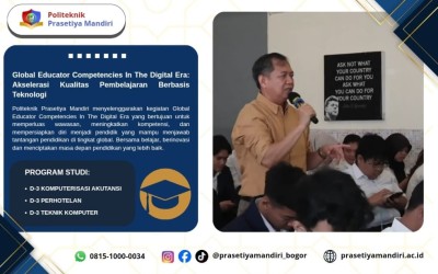 Siapkan Generasi Berwawasan Global, Politeknik Prasetiya Mandiri Gelar Global Educator Competencies In The Digital Era
